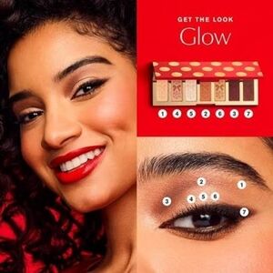 New Estee Lauder Glow Limited Edition Full Size Eyeshadow Palette With Mirror